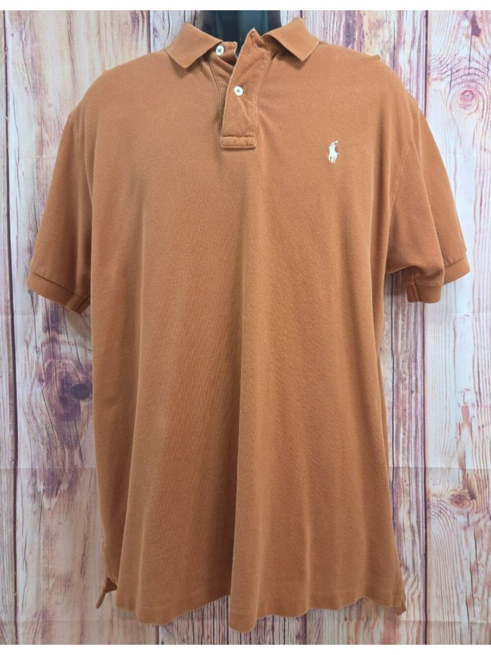 Polo Ralph Lauren Mens XL Burnt Orange Polo Classic Fit Short Sleeve